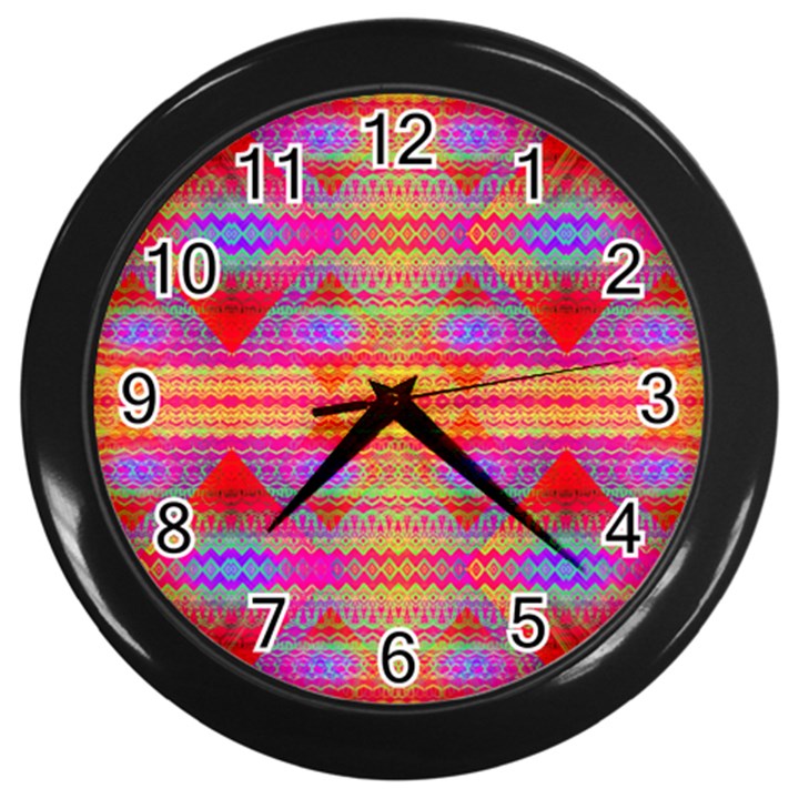 Sherburst Wall Clock (Black)