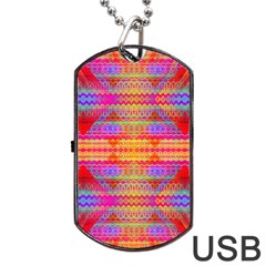 Sherburst Dog Tag Usb Flash (two Sides) by Thespacecampers