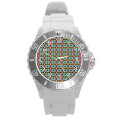 Shroomie Round Plastic Sport Watch (l) by Thespacecampers