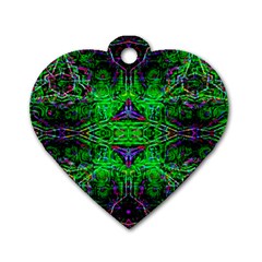 Space Jam Dog Tag Heart (two Sides) by Thespacecampers