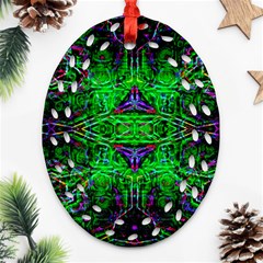 Space Jam Ornament (Oval Filigree)