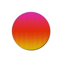 Sunrise Party Rubber Round Coaster (4 pack)