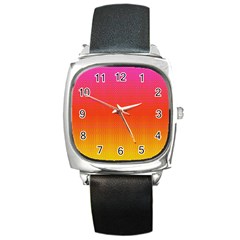 Sunrise Party Square Metal Watch