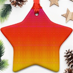 Sunrise Party Star Ornament (Two Sides)