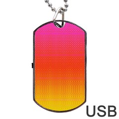 Sunrise Party Dog Tag USB Flash (One Side)