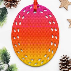 Sunrise Party Ornament (Oval Filigree)