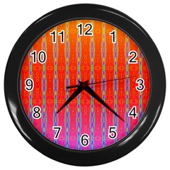 Sunsets Aplenty Wall Clock (black) by Thespacecampers