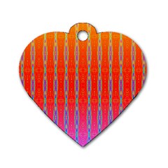 Sunsets Aplenty Dog Tag Heart (one Side) by Thespacecampers