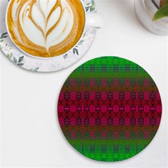 Synchronicity Sings Uv Print Round Tile Coaster