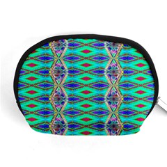 Techno Teal Accessory Pouch (medium) by Thespacecampers