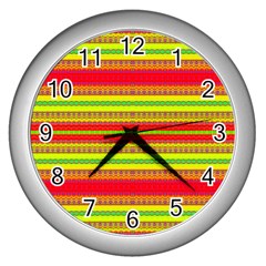 The Last Goodbye Wall Clock (silver) by Thespacecampers