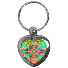 Terrestrial Burst Key Chain (heart) by Thespacecampers