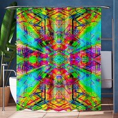 Terrestrial Burst Shower Curtain 60  X 72  (medium)  by Thespacecampers