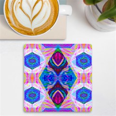 Tippy Flower Power Uv Print Square Tile Coaster  by Thespacecampers