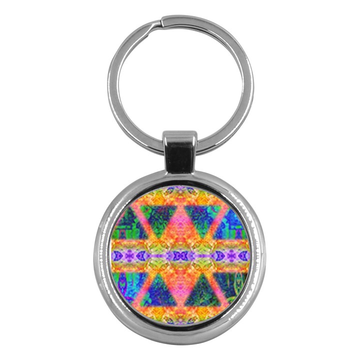 Triangular Dreams Key Chain (Round)