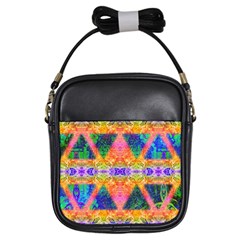 Triangular Dreams Girls Sling Bag by Thespacecampers