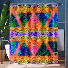 Triangular Dreams Shower Curtain 60  X 72  (medium)  by Thespacecampers