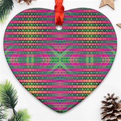 Tripapple Ornament (heart) by Thespacecampers