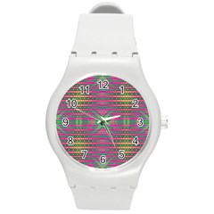 Tripapple Round Plastic Sport Watch (m) by Thespacecampers