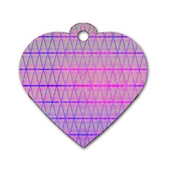 Triwaves Dog Tag Heart (one Side) by Thespacecampers