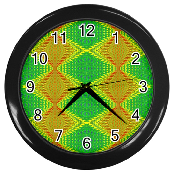 Twisty Trip Wall Clock (Black)