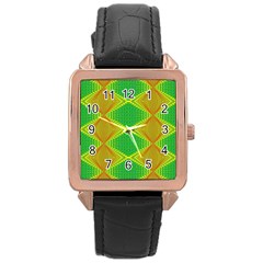 Twisty Trip Rose Gold Leather Watch 