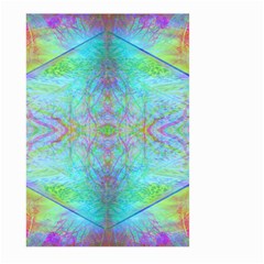 Watercolor Thoughts Large Garden Flag (two Sides) by Thespacecampers