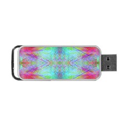 Watercolor Thoughts Portable Usb Flash (one Side) by Thespacecampers