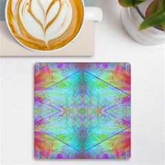 Watercolor Thoughts Uv Print Square Tile Coaster 