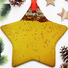 Beer-bubbles-jeremy-hudson Star Ornament (two Sides) by nate14shop