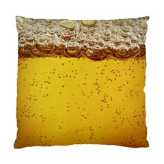 Beer-bubbles-jeremy-hudson Standard Cushion Case (two Sides) by nate14shop