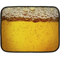 Beer-bubbles-jeremy-hudson Fleece Blanket (mini) by nate14shop