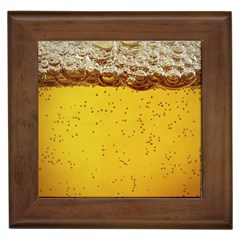 Beer-bubbles-jeremy-hudson Framed Tile by nate14shop