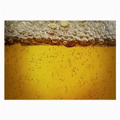 Beer-bubbles-jeremy-hudson Large Glasses Cloth by nate14shop