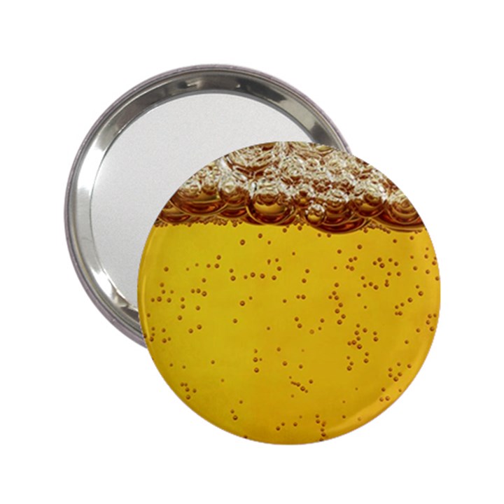 Beer-bubbles-jeremy-hudson 2.25  Handbag Mirrors