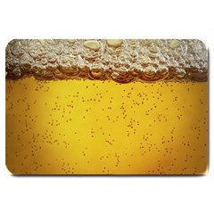 Beer-bubbles-jeremy-hudson Large Doormat  by nate14shop