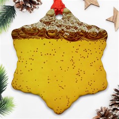 Beer-bubbles-jeremy-hudson Ornament (snowflake)