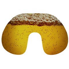 Beer-bubbles-jeremy-hudson Travel Neck Pillow by nate14shop