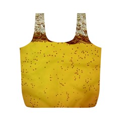 Beer-bubbles-jeremy-hudson Full Print Recycle Bag (m) by nate14shop