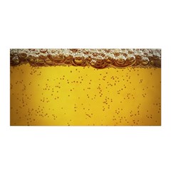 Beer-bubbles-jeremy-hudson Satin Wrap 35  X 70  by nate14shop