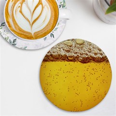 Beer-bubbles-jeremy-hudson Uv Print Round Tile Coaster