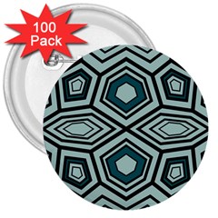 Abstract Pattern Geometric Backgrounds 3  Buttons (100 Pack)  by Eskimos