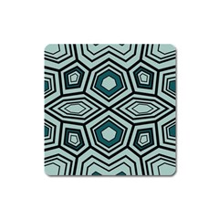 Abstract Pattern Geometric Backgrounds Square Magnet by Eskimos