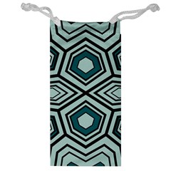 Abstract Pattern Geometric Backgrounds Jewelry Bag by Eskimos