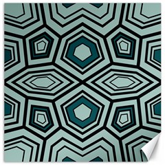 Abstract Pattern Geometric Backgrounds Canvas 16  X 16  by Eskimos