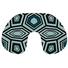 Abstract Pattern Geometric Backgrounds Travel Neck Pillow by Eskimos