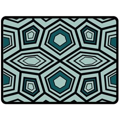 Abstract Pattern Geometric Backgrounds Double Sided Fleece Blanket (large)  by Eskimos