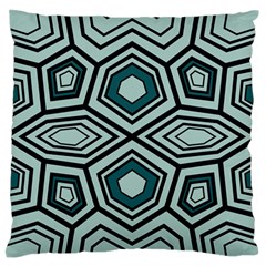 Abstract Pattern Geometric Backgrounds Large Flano Cushion Case (one Side) by Eskimos