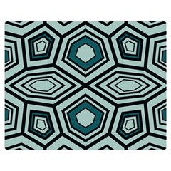 Abstract Pattern Geometric Backgrounds Double Sided Flano Blanket (medium)  by Eskimos