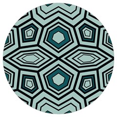 Abstract Pattern Geometric Backgrounds Round Trivet